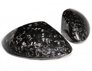 Alfa Romeo Stelvio Mirror Covers - Carbon Fiber - Full Replacements - Feroce Carbon - w/ Factory Clips - Forged Carbon Alfa Romeo Stelvio Mirror Covers - Carbon Fiber - Full Replacements - Feroce Carbon - w/ Factory Clips - Forged Carbon